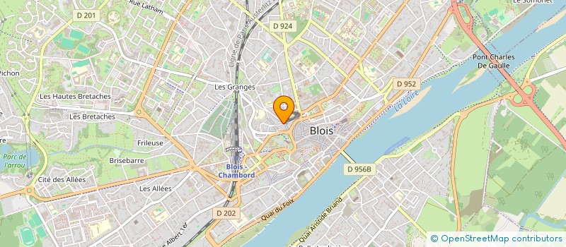 localisation de l'entreprise OBJETS EN ITINERANCE  BLOIS