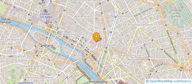 localisation de l'entreprise OBJETS ET LUMIERES à PARIS