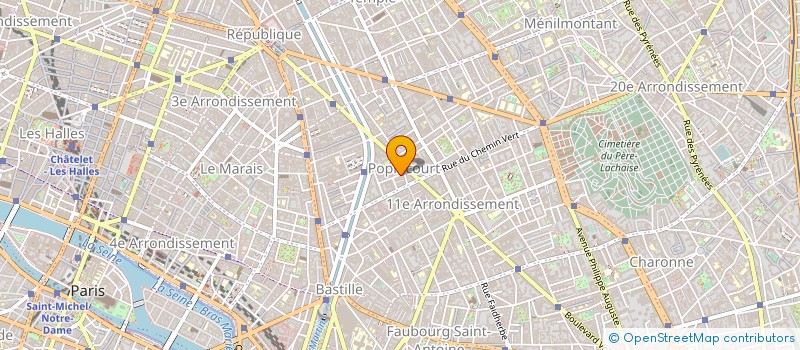 localisation de l'entreprise OBJETS-FAX  PARIS