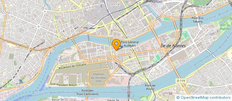 localisation de l'entreprise OBJO à NANTES