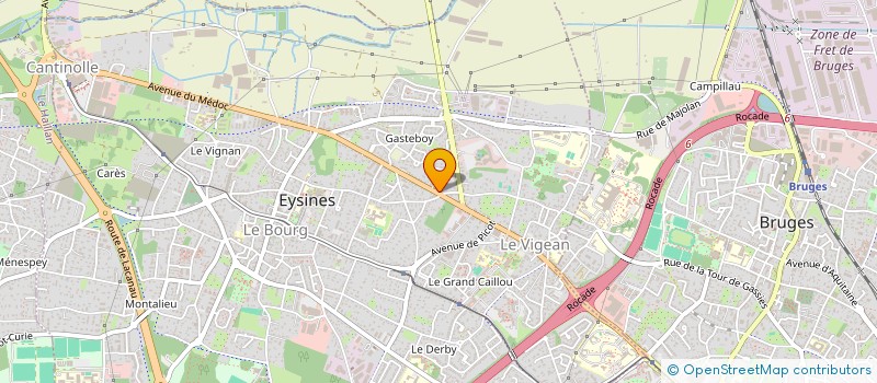 localisation de l'entreprise OBKP MANAGER à EYSINES