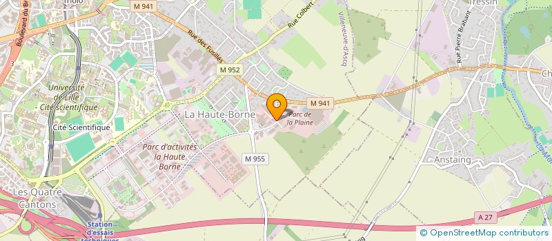 localisation de l'entreprise OBL CAR à VILLENEUVE-D'ASCQ