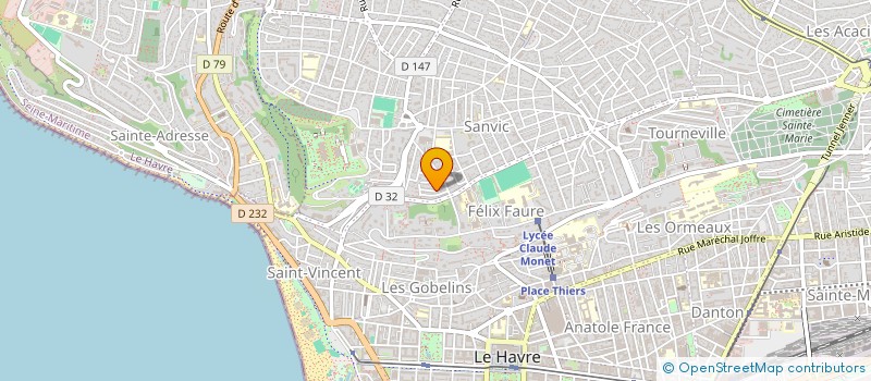 localisation de l'entreprise OBLADE  LE HAVRE