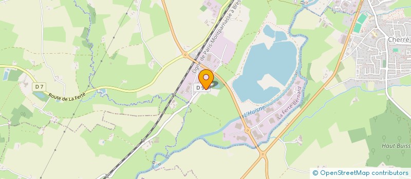 localisation de l'entreprise OBLF  LA FERTE BERNARD