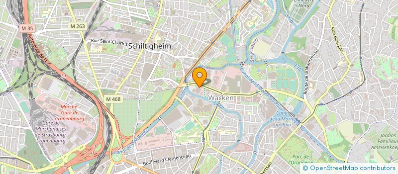 localisation de l'entreprise OBLI CIAL COURT TERME SICAV à STRASBOURG