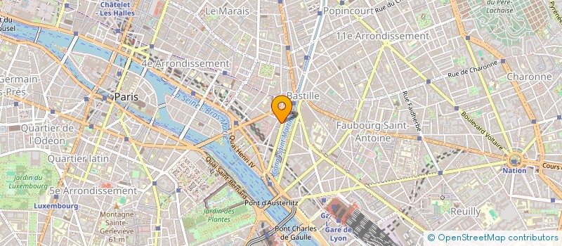 localisation de l'entreprise OBLIQSOUND PRODUCTIONS  PARIS