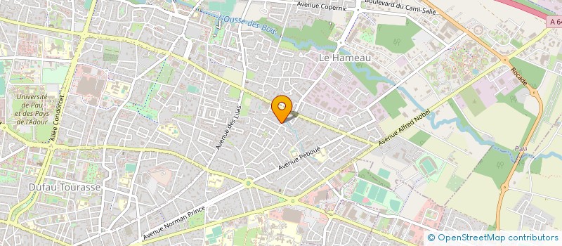 localisation de l'entreprise OBLIQUE PRODUCTIONS à PAU