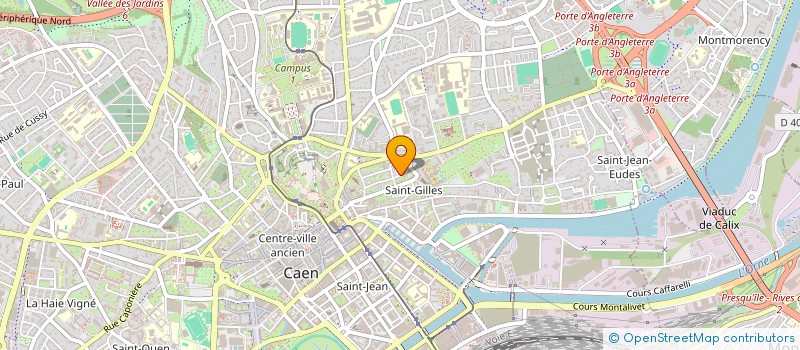 localisation de l'entreprise OBLIQUE/S à CAEN