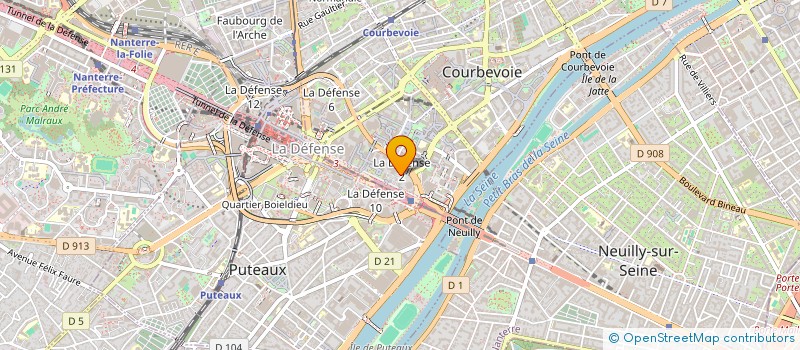 localisation de l'entreprise OBLONG  COURBEVOIE