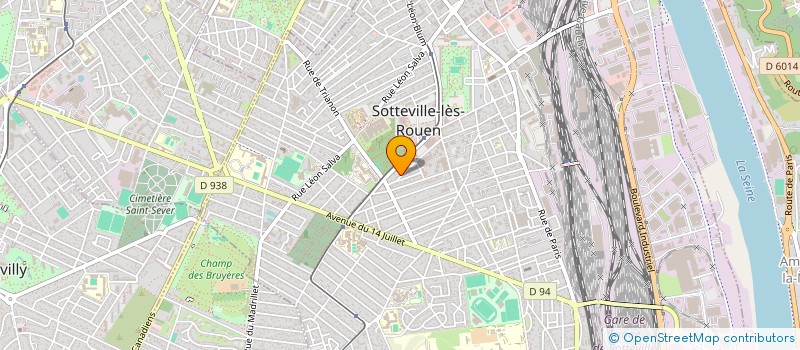 localisation de l'entreprise OBM  SOTTEVILLE-LES-ROUEN