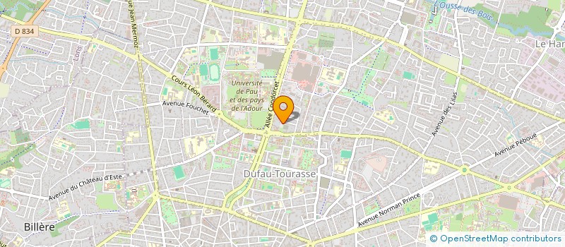 localisation de l'entreprise OBMN à PAU