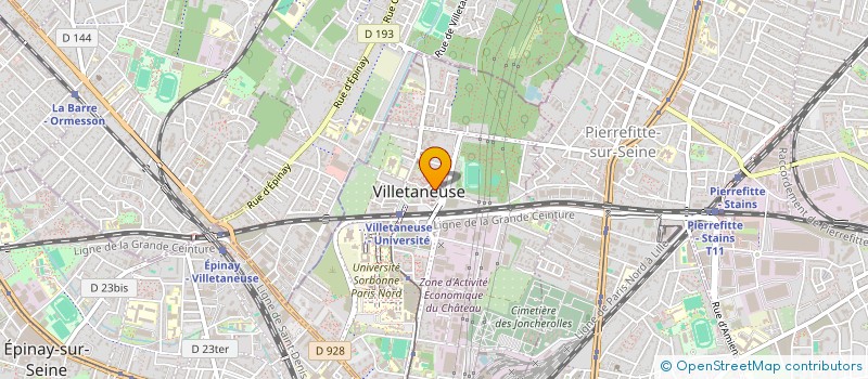 localisation de l'entreprise OBN POWERTECH  VILLETANEUSE