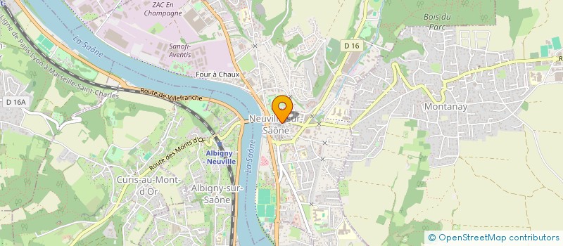 localisation de l'entreprise OBNI  NEUVILLE-SUR-SAONE