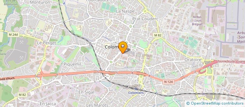localisation de l'entreprise OBO à COLOMIERS