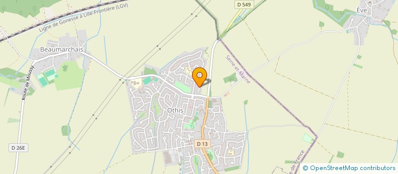 localisation de l'entreprise OBO CONSEIL  OTHIS