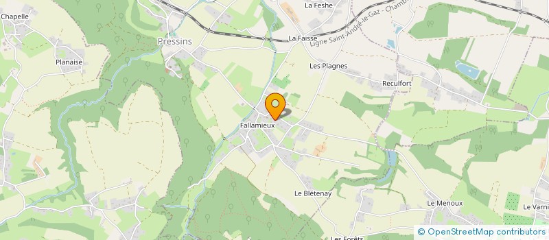 localisation de l'entreprise OBO-CONSULTING  PRESSINS