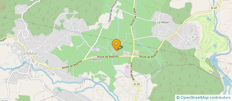 localisation de l'entreprise OBOA à LA MOTTE