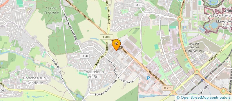 localisation de l'entreprise OBOCO  CHANTELOUP-EN-BRIE