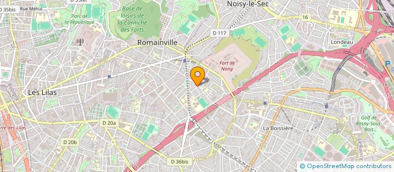 localisation de l'entreprise OBOE FANTASY à ROMAINVILLE