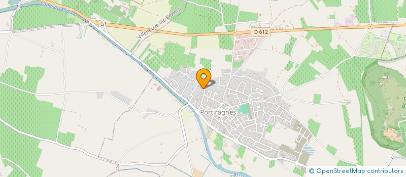 localisation de l'entreprise OBOIS  PORTIRAGNES