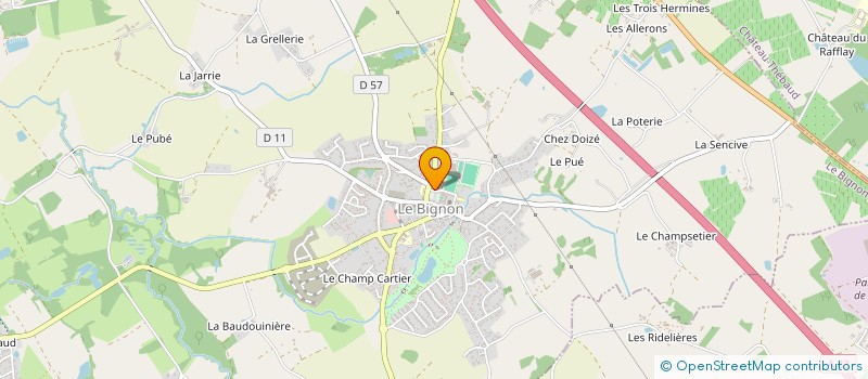 localisation de l'entreprise OBOJU INVEST  LE BIGNON