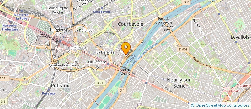 localisation de l'entreprise OBOL FRANCE 2 à COURBEVOIE