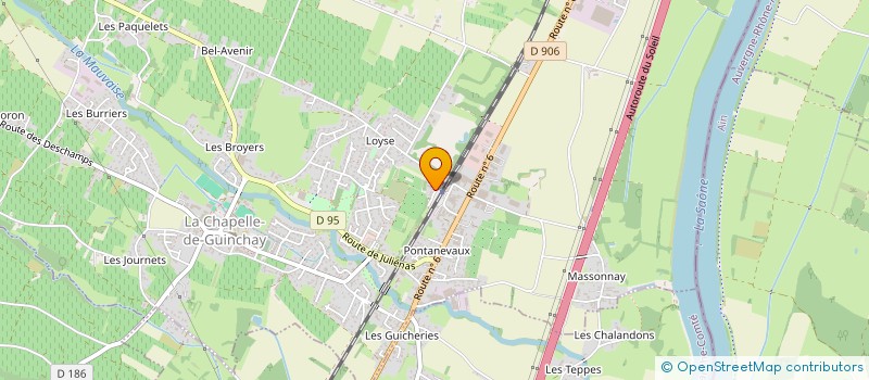 localisation de l'entreprise OBORA PARTNERSHIP  LA CHAPELLE-DE-GUINCHAY