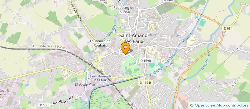 localisation de l'entreprise OBOU  SAINT-AMAND-LES-EAUX