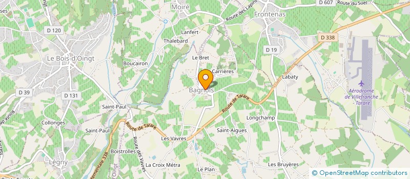 localisation de l'entreprise OBOULO  BAGNOLS