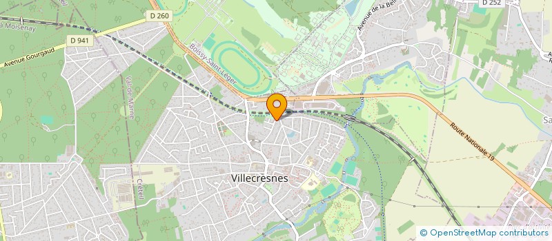 localisation de l'entreprise OBOX  VILLECRESNES