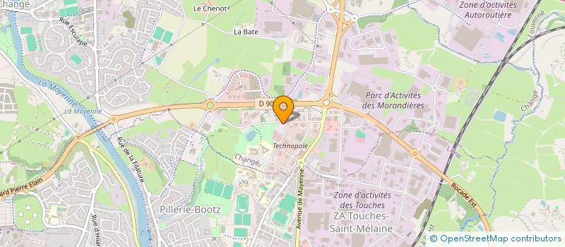 localisation de l'entreprise OBP DEVELOPPEMENT à CHANGE