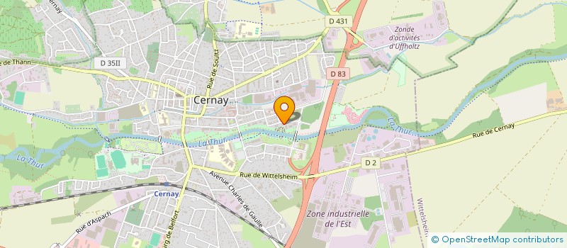 localisation de l'entreprise OBR RACING TEAM  CERNAY