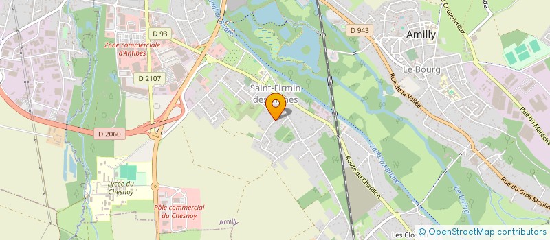 localisation de l'entreprise OBRAS CONSEILS à AMILLY