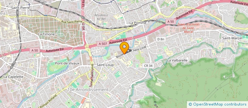localisation de l'entreprise OBRAVE à MARSEILLE