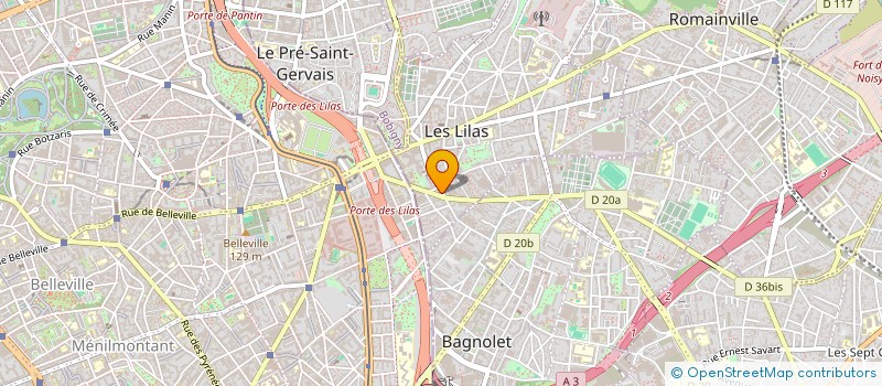 localisation de l'entreprise OBRENOVAC à LES LILAS
