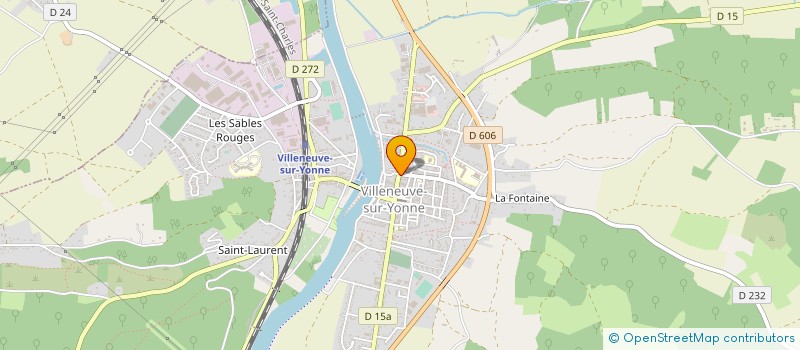 localisation de l'entreprise OBRENOVE à VILLENEUVE-SUR-YONNE