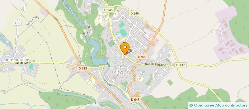 localisation de l'entreprise OBRI  VAL DE BRIEY