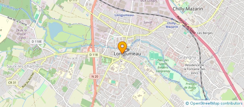 localisation de l'entreprise OBRIK à LONGJUMEAU