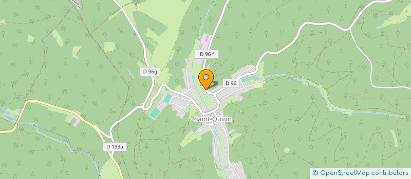 localisation de l'entreprise OBRINGER à SAINT-QUIRIN