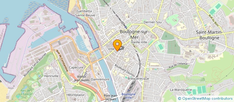 localisation de l'entreprise OBROT'HEURT  BOULOGNE-SUR-MER