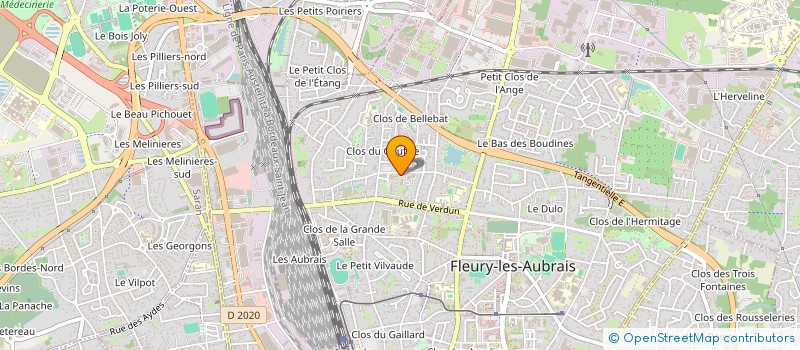 localisation de l'entreprise OBS  FLEURY-LES-AUBRAIS