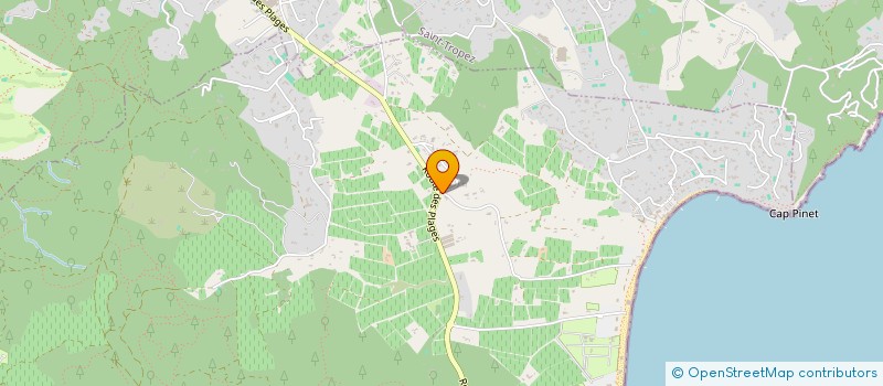 localisation de l'entreprise OBS  RAMATUELLE