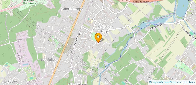 localisation de l'entreprise OBS AGENCEMENTS à LEUVILLE-SUR-ORGE