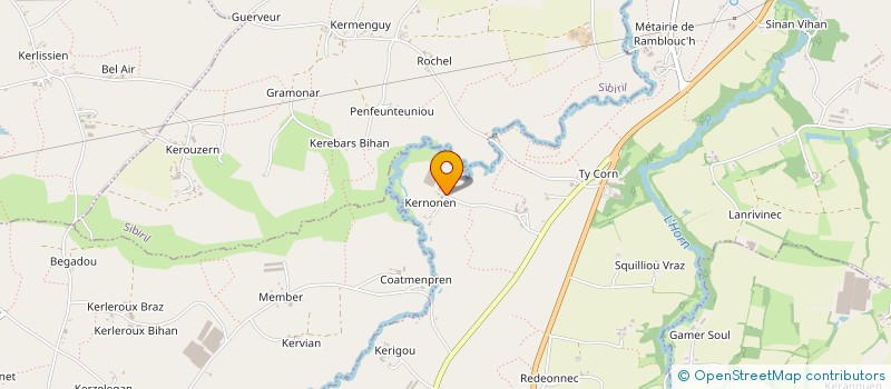 localisation de l'entreprise OBS INNOVATION à PLOUGOULM