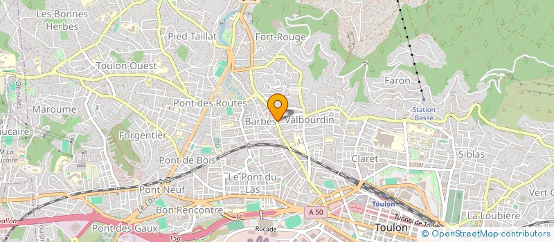 localisation de l'entreprise OBS NETTOYAGE  TOULON