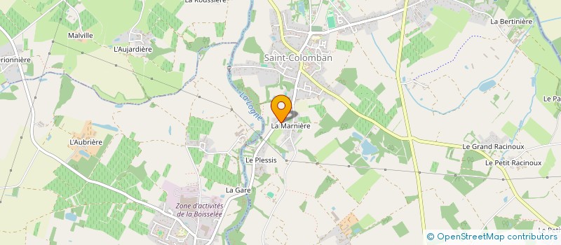 localisation de l'entreprise OBS SMART TRANS  SAINT-COLOMBAN