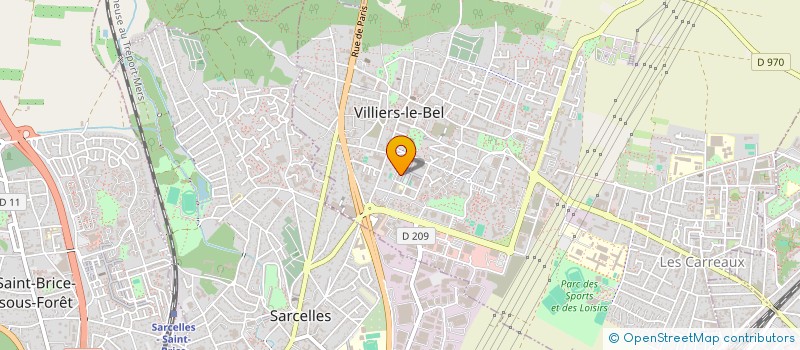 localisation de l'entreprise OBS TRANSPORTS à VILLIERS-LE-BEL