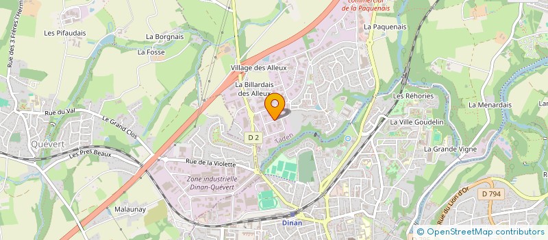 localisation de l'entreprise OBSAM à DINAN