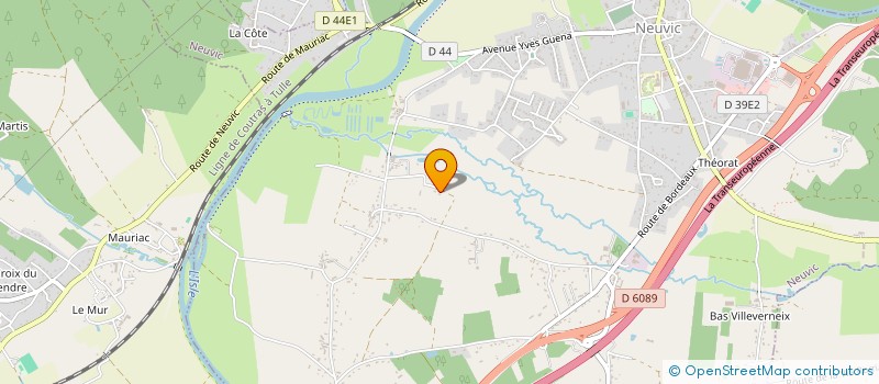 localisation de l'entreprise OBSCURATION  NEUVIC