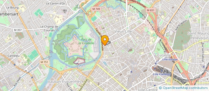 localisation de l'entreprise OBSERV NAT AMENAGEMENT DURABLE ACCESSIBL à LILLE